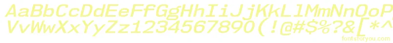 Police Nk57MonospaceSeSbIt – polices jaunes