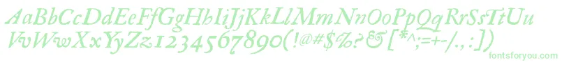 RegulaItalic Font – Green Fonts