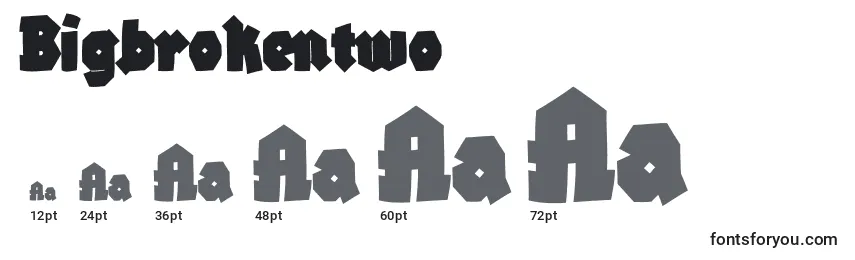 Bigbrokentwo Font Sizes