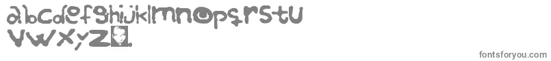 ReBuried Font – Gray Fonts on White Background