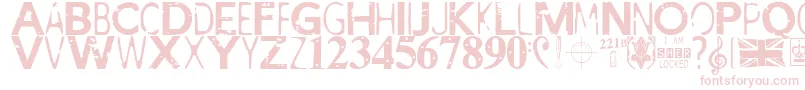 IAmSherlocked Font – Pink Fonts on White Background