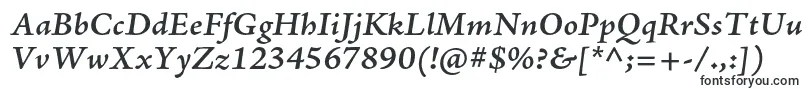 Шрифт AjensonproSemibolditcapt – типографские шрифты