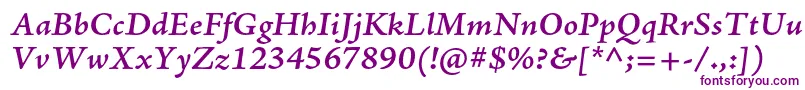 AjensonproSemibolditcapt Font – Purple Fonts