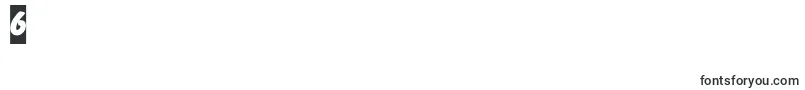 SanasoftBazookaCameo.Kz Font – Fonts for Digit 6