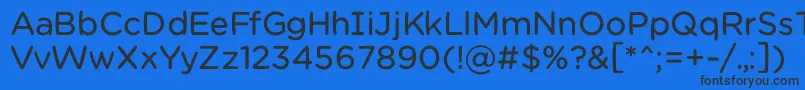 Шрифт Chamsbold – чёрные шрифты на синем фоне