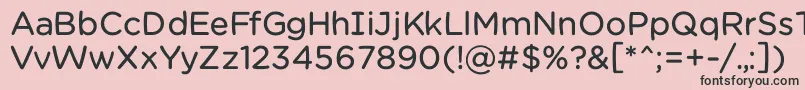 Chamsbold Font – Black Fonts on Pink Background