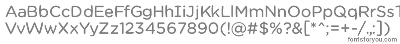 Chamsbold-fontti – harmaat kirjasimet valkoisella taustalla