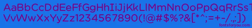Chamsbold Font – Purple Fonts on Blue Background