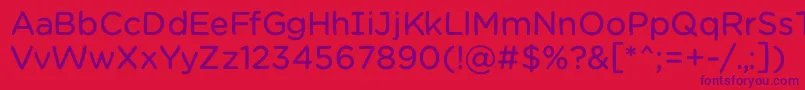Chamsbold Font – Purple Fonts on Red Background