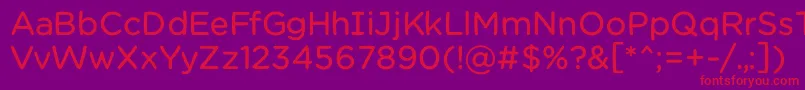 Chamsbold Font – Red Fonts on Purple Background
