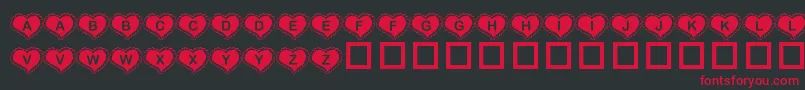 Krvah Font – Red Fonts on Black Background