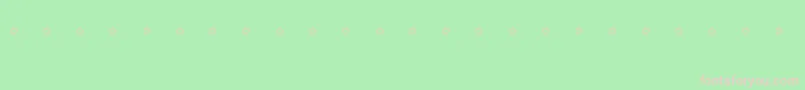 LandscapeplanningRegular Font – Pink Fonts on Green Background