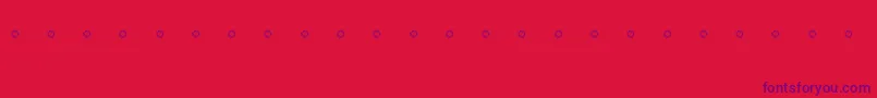 LandscapeplanningRegular Font – Purple Fonts on Red Background