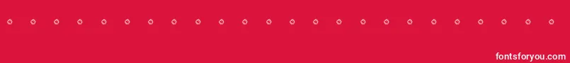 LandscapeplanningRegular Font – White Fonts on Red Background