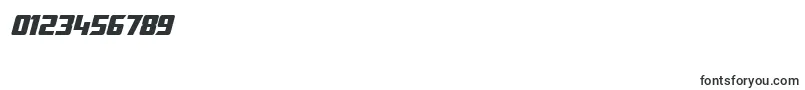 TransroboticsItalic Font – Fonts for Numbers and Digits