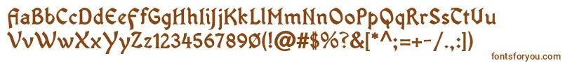 OldaniaadfstdBold Font – Brown Fonts