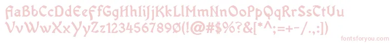 OldaniaadfstdBold-Schriftart – Rosa Schriften