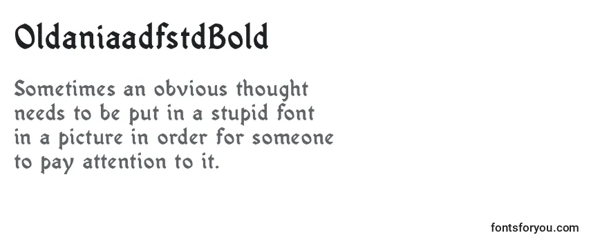 OldaniaadfstdBold Font