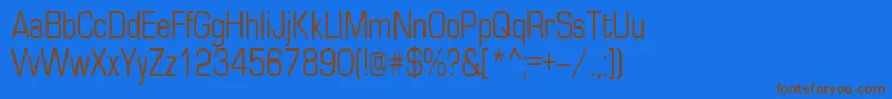 Lisätietoja Europe70n-fontista Europe70n-fontti – ruskeat fontit sinisellä taustalla