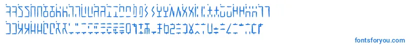 Шрифт AncientGWritten – синие шрифты