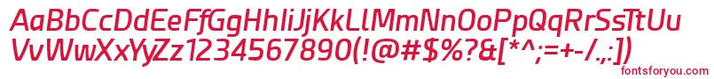 EsphimereSemiBoldItalic Font – Red Fonts