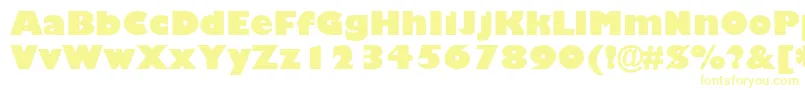 GillsansstdUltrabold Font – Yellow Fonts