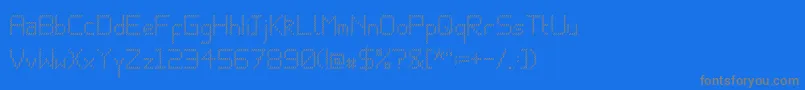 En savoir plus sur la police Jagger Police Jagger – polices grises sur fond bleu