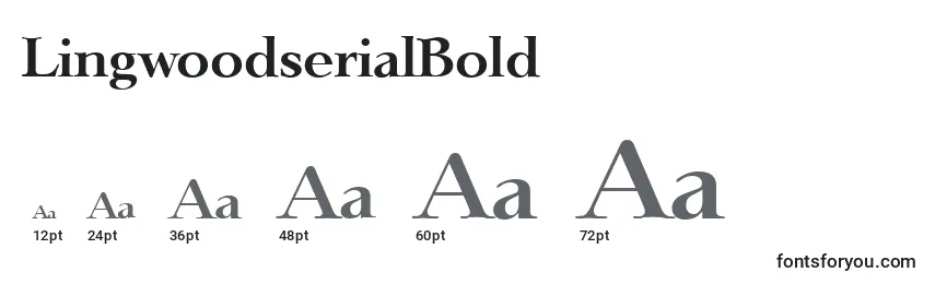 LingwoodserialBold Font Sizes