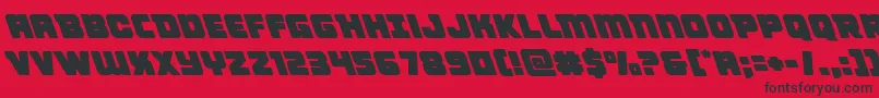 Victorycomicsleft Font – Black Fonts on Red Background