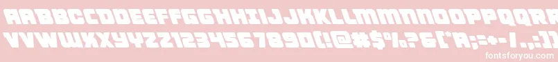 Victorycomicsleft Font – White Fonts on Pink Background