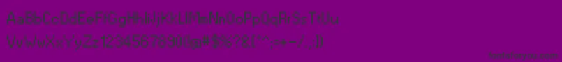 SevastopolInterface Font – Black Fonts on Purple Background