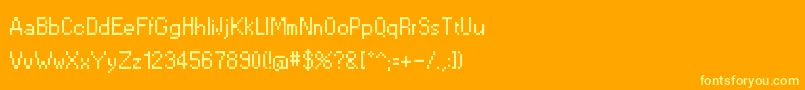 Más sobre la fuente SevastopolInterface fuente SevastopolInterface – Fuentes Amarillas Sobre Fondo Naranja