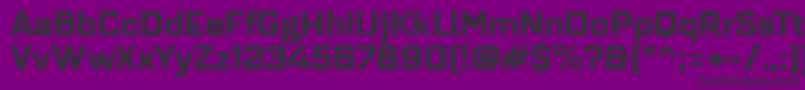 Quarcaextbold Font – Black Fonts on Purple Background