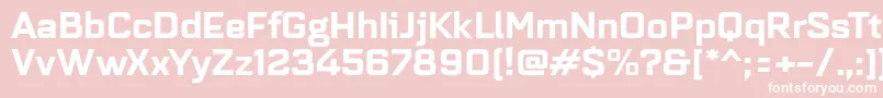 fuente Quarcaextbold – Fuentes Blancas Sobre Fondo Rosa