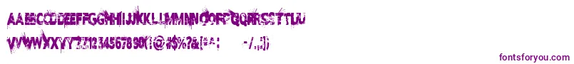 ILoveDisasterDemo-Schriftart – Violette Schriften