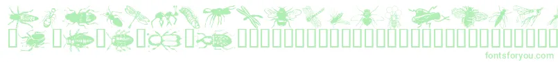 Więcej informacji o czcionce Wminsects1 Czcionka Wminsects1 – zielone czcionki