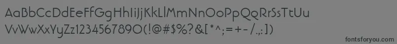 fuente LinotypebanjomantextRoman – Fuentes Negras Sobre Fondo Gris