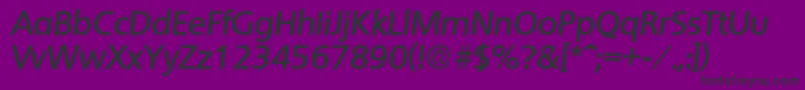 More about QuebecDemiboldita Font QuebecDemiboldita Font – Black Fonts on Purple Background