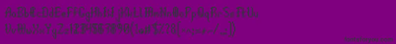 fuente EpicCalligraphy – Fuentes Negras Sobre Fondo Morado