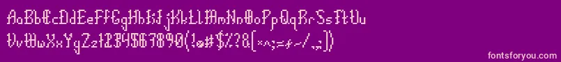 EpicCalligraphy Font – Pink Fonts on Purple Background