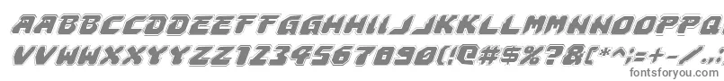 Astropolisai Font – Gray Fonts on White Background