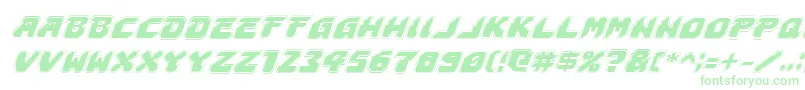 Astropolisai Font – Green Fonts on White Background