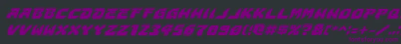 Astropolisai Font – Purple Fonts on Black Background