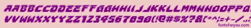 Astropolisai Font – Purple Fonts on Pink Background