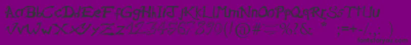 RaslaniAmesBrisees Font – Black Fonts on Purple Background