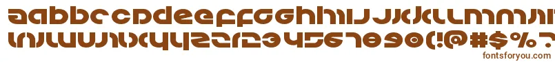 Шрифт Kovacsexpand – коричневые шрифты на белом фоне