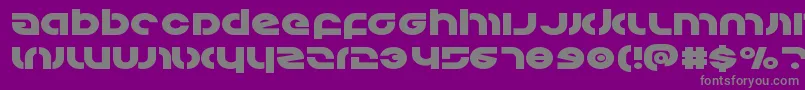 Kovacsexpand Font – Gray Fonts on Purple Background