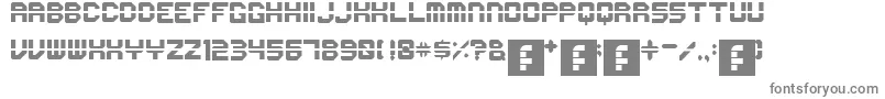 フォントFirst – 白い背景に灰色の文字