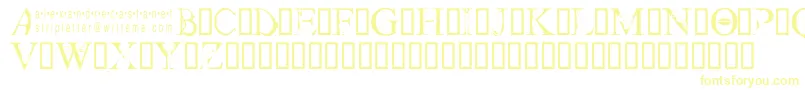 Stripletter1 Font – Yellow Fonts