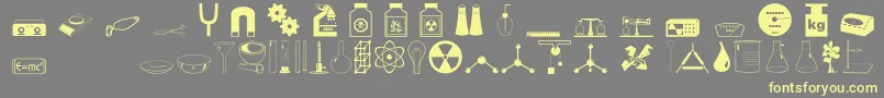 En savoir plus sur la police Scienceo Police Scienceo – polices jaunes sur fond gris